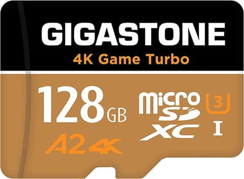 Gigastone 128GB 4K UHD Game Turbo microSDXC Card UHS-I U3 Used