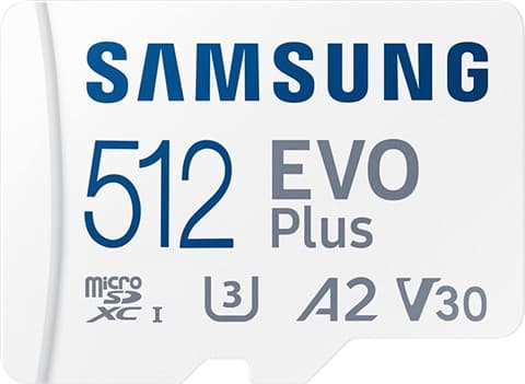 Samsung Evo Plus 512GB microSDXC Card UHS-I U3 A2 V30 130MB/s Used