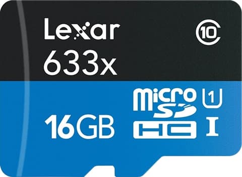 Lexar 633x 16 GB MicroSDHC UHS-I U1 C10 Used