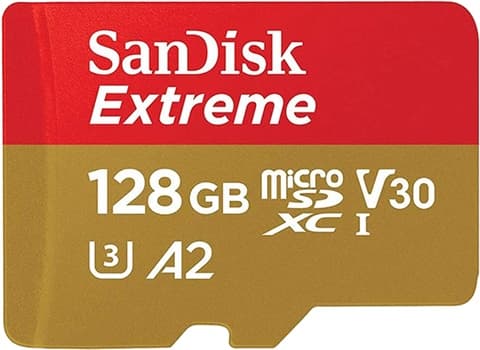 SanDisk Extreme Plus 128GB microSDXC Card UHS-I U3 A2 V30 Used