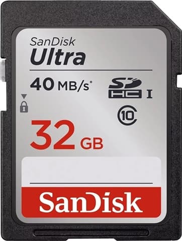 SanDisk Ultra 32GB SDHC I Card Used