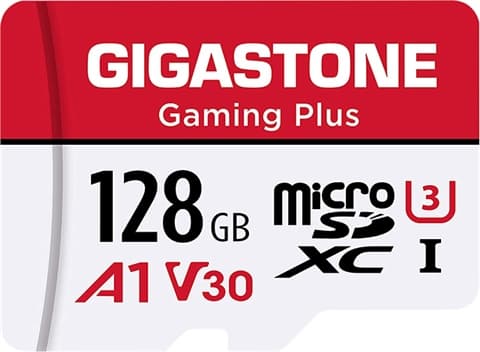 Gigastone Gaming Plus 128GB microSDXC Card A1 V30 U3 UHS-I (100Mbps) Used