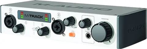 M-audio M-Track MK-II (2) USB Audio Interface Grade Good Used