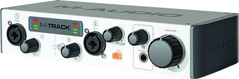 M-audio M-Track MK-II (2) USB Audio Interface Grade Good Used