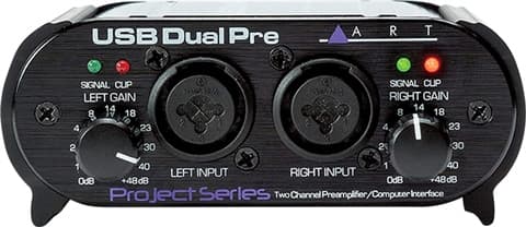 ART USB Dual Pre Two Channel USB Preamp Grade Good Used