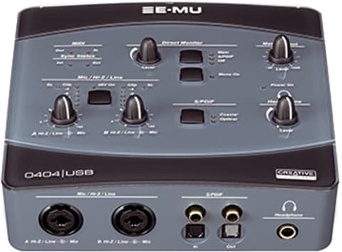 Creative Audio E-MU 0404 USB Audio Interface Used