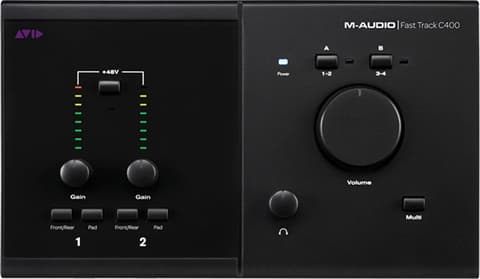M-AUDIO FAST TRACK C400 USB Audio Interface Grade Good Used