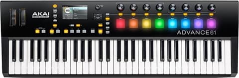 Akai Professional Advance 61 Virtual Instrument Production Controll Grade Good Used