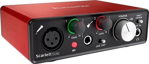 Focusrite Scarlett Solo Audio Interface USB Grade Good Used