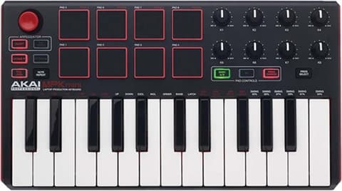 Akai Professional MPK Mini MKII 25-Key Ultra-Portable USB MIDI Grade Good Used