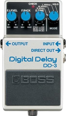 Boss DD-3 Digital Delay Guitar Effect Pedal Used
