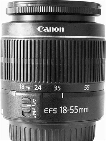 Canon EF-S 18-55mm f/3.5-5.6 III Black Lens Used
