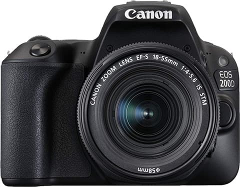 Canon EOS 200D Black + 18-55mm III Grade Good Used