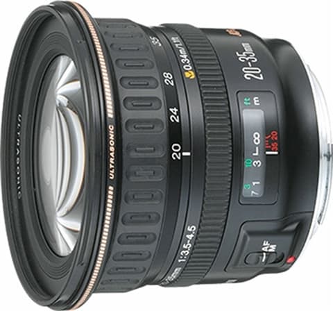 Canon EF 20-35mm f/3.5-4.5 USM Black Lens Used