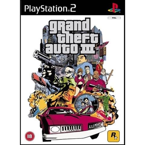 Grand Theft Auto 3 Used Playstation 2 Game