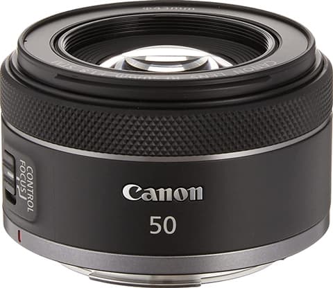 Canon RF 50mm f/1.8 STM Black Lens Used