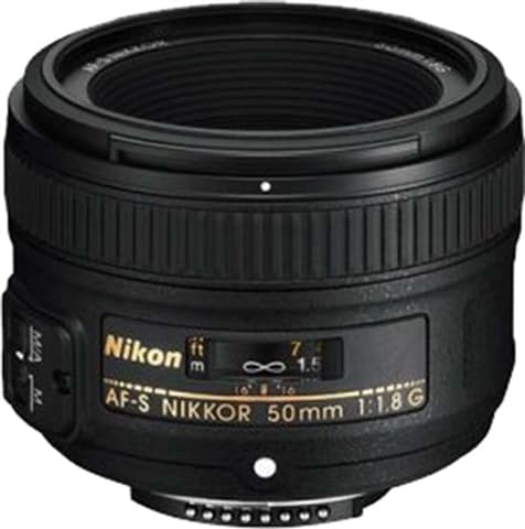 Nikon AF-S Nikkor 50mm f/1.8G Black Lens Used