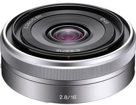 Sony E 16mm F2.8 Pancake Lens SEL16F28 Used