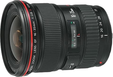 Canon EF 16-35mm f/2.8L USM Black Lens Used