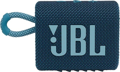 JBL GO3 Portable Bluetooth Speaker - Blue Grade Good Used
