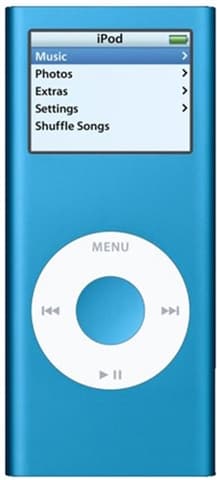 Apple iPod Nano 2nd Generation 4GB - Blue Grade Good Used
