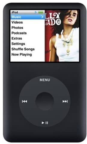 Apple iPod Classic 6th Generation (2007) 160GB - Black Grade Good Used