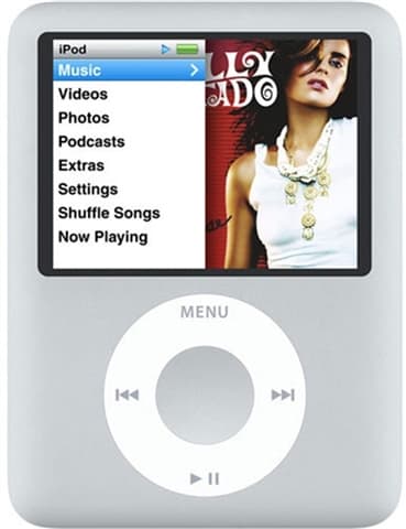 Apple iPod Nano Video 3rd Generation 4GB - Silver Grade Good Used