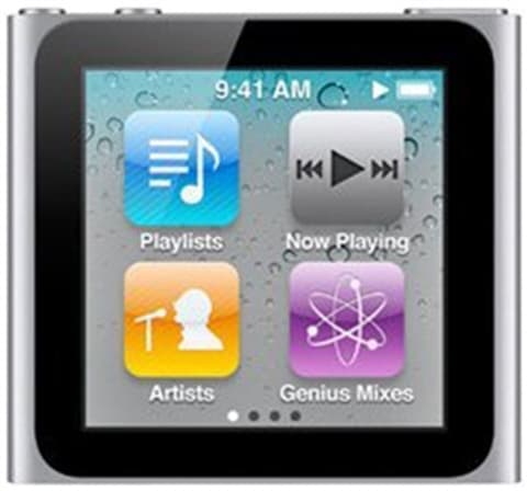 Apple iPod Nano 6th Generation 8GB - Silver Grade Good Used