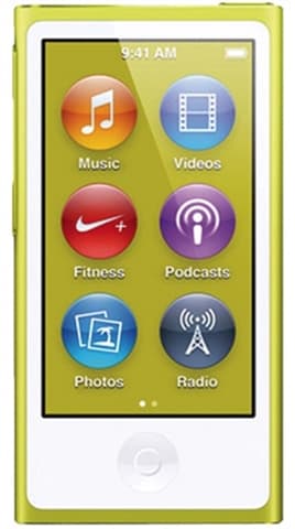 Apple iPod Nano 7th Generation 16GB - Yellow Grade Good Used