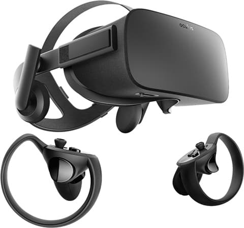Oculus Rift CV1 Touch Bundle (2x Touch Controllers & 2x Sensors) Grade Good Used