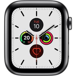 Watch Series 5 (Cellular) NO STRAP Space Black Stainless Steel 44mm Grade Good Used