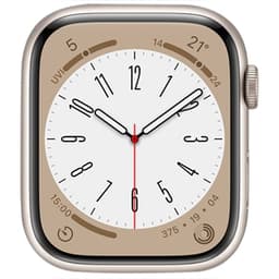 Watch Series 8 (GPS) NO STRAP Starlight Aluminium 45mm Grade Fair Used