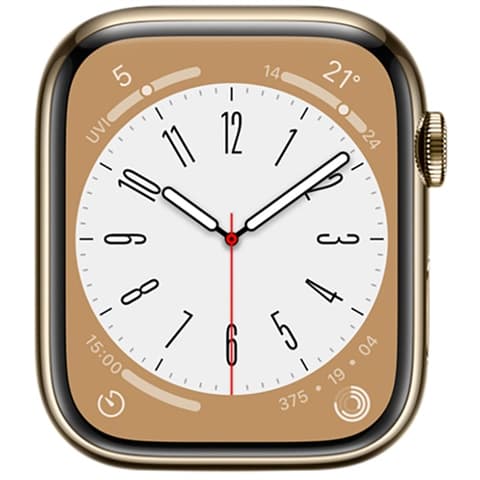 Watch Series 8 (Cel) NO STRAP Gold Stainless Steel 45mm Grade Good Used