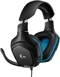 Logitech G432 Surround Sound Gaming Headset (W/Adapter) Grade Good Used
