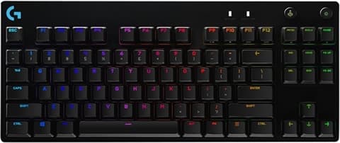 Logitech Pro X RGB Mechanical Gaming Keyboard (GX Blue) - Black Grade Excellent Used