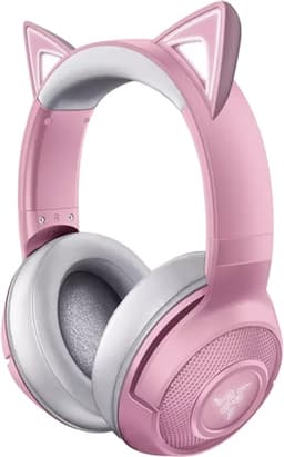 Razer Kraken Kitty Wireless Gaming Headset with Chroma Lighting-Pink Grade Good Used