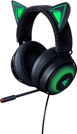 Razer Kraken Kitty USB Gaming Headset with Chroma Lighting-Black Grade Good Used