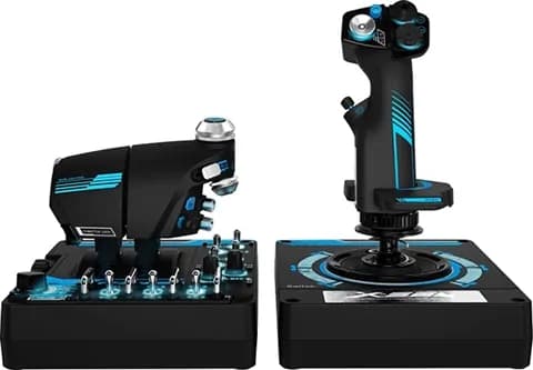 Saitek Pro Flight X56 Rhino H.O.T.A.S. Throttle & Stick Controller Grade Good Used