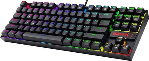 Redragon K552-UK Kumara RGB Mechanical Keyboard (Blue Switches) Grade Good Used