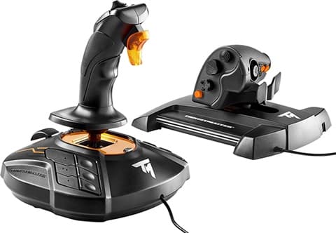 Thrustmaster T-16000M Joystick+Throttle FCS Hotas Edition Grade Good Used