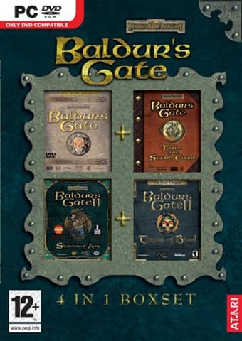 Baldurs Gate 4 in 1 Used PC Game