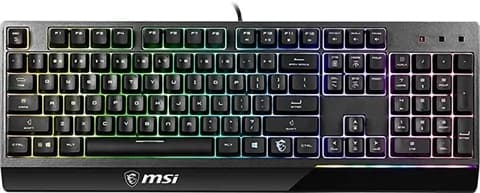 MSI Vigor GK30 RGB Gaming Keyboard - Black Grade Good Used