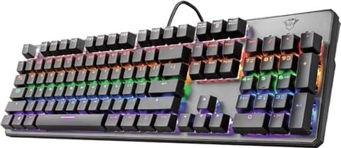 Trust GXT Asta 865 RGB Mechanical Gaming Keyboard Grade Good Used