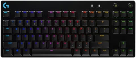 Logitech Pro X RGB Mechanical Gaming Keyboard (GX Blue) - Black Grade Good Used