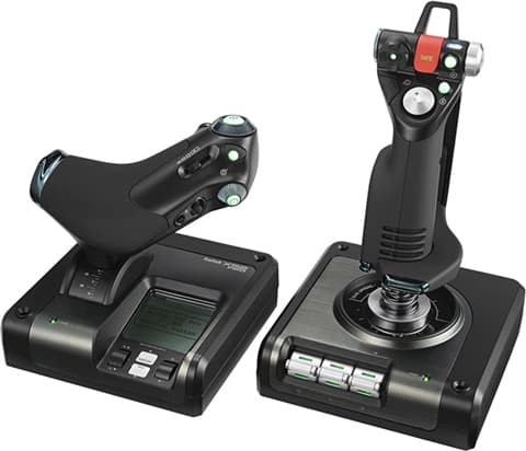 Logitech G Saitek X52 Pro Flight Control System Grade Good Used