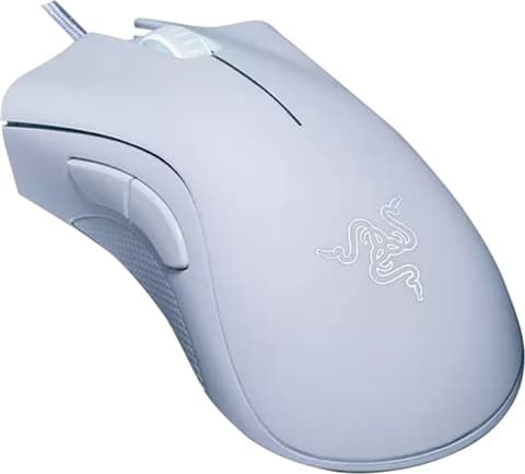 Razer Deathadder Essential 6400dpi Gaming Mouse - White Grade Excellent Used