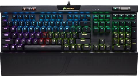 Corsair K70 RGB MK.2 Cherry MX Red Mechanical Gaming Keyboard Grade Good Used