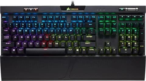 Corsair K70 RGB MK.2 Cherry MX Red Mechanical Gaming Keyboard Grade Good Used