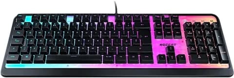 Roccat Magma RGB Gaming Keyboard Black Grade Good Used