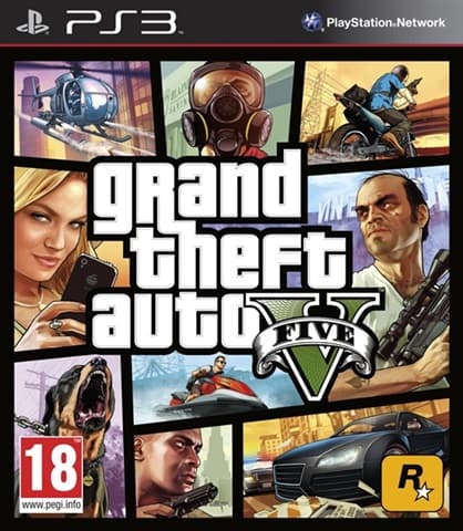 Grand Theft Auto V (5) Used Playstation 3 Game